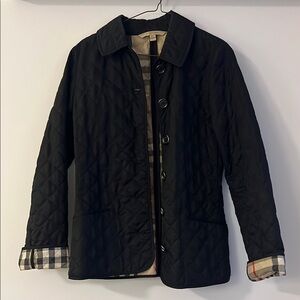 Burberry Black Quilted Jacket